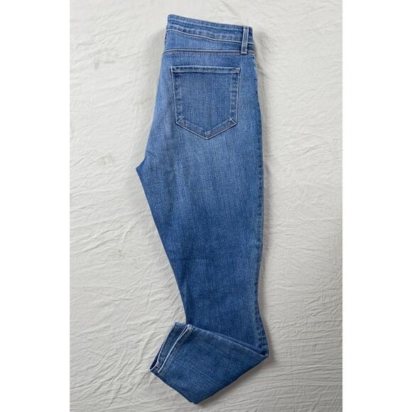 L'Agence Tapered Lightweight Destroyed Stretch Denim Ankle Jeans. Women's 29 GUC - Picture 1 of 9